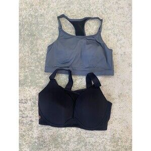 Livi Active 36DDD Sports Bra Black No Wire Back Closure Lane Bryant No Wire